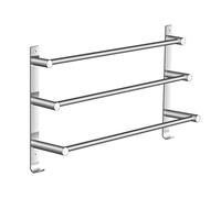 GGYTMQL Racks de Serviettes, Porte-Serviettes à Serviette avec Un Crochet Sus3 Layer Bar à Serviette Multi-Taille pour la Salle de Bain Hôtel Hôtel / 50 cm Décoration