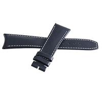 GGYTMQL Raymond Weil Freelancer 22 mm en cuir bleu White Centing Watch Band Strap V3.18