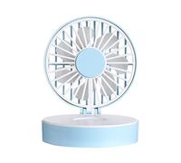 GGYTMQL Rechargeable Mirror USB Pink Makeup for Fan Office Mini Pocket Home Home Portable Fan de Bureau Portable (Couleur: Vert, Taille: 7.9x7.5x4cm)