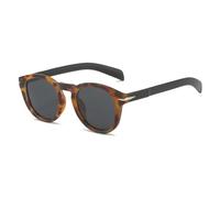 GGYTMQL Retro Round Men Lunettes de Soleil Shades UV400 Fashion Blue Blue Green Femmes Rivets Sun Glasse