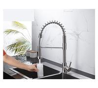 GGYTMQL Robinet de lavabo de lavabo, Robinet de Salle de Bain en Or de Luxe 3 pcs, 2 poignées de Bain mélangeur à Domicile Boucheur de Baignoire de beauté, Or (Nickel brossé)