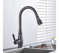 GGYTMQL Robinet de lavabo de lavabo, Robinet de Salle de Bain en Or de Luxe 3 pcs, 2 poignées de Bain mélangeur à Domicile Boucheur de Baignoire de beauté, Or (Nickel brossé)