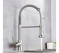 GGYTMQL Robinet de lavabo de lavabo, Robinet de Salle de Bain en Or de Luxe 3 pcs, 2 poignées de Bain mélangeur à Domicile Boucheur de Baignoire de beauté, Or (Nickel brossé)