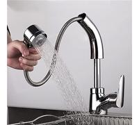 GGYTMQL Robinets, bassin Robinet Matte Single levier Sortir du bec pivot