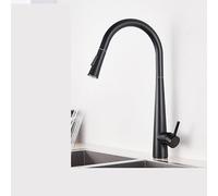 GGYTMQL Robinets de cuisine en or broussés Contrôle de robinet inductif Smart Touch Faucet Kitcheur Cuisine Black White Kitchen Faucets (Color-Sensor-White)