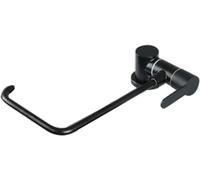 GGYTMQL Robinets de cuisine, pliage 360 Filtre à eau à lavabo froid simple robinet de filtre à trou de cuisine à trou de cuisine gris (noir)