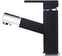 GGYTMQL Robinets d'évier, luminaires de cuisine Taps à eau Balcon de tube carré accessoires de conception alternative chaude et froide salle de bain (couleur: C, taille: 16,8 * 13cm)