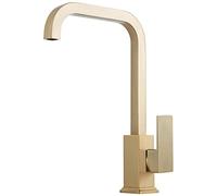 GGYTMQL Robinets, robinets d'évier robinets pour comptoirs Robinet de cuisine en cuivre avec tuyau, robinet d'évier monotrou à une poignée, robinet mélangeur chaud et froid rotatif, installation