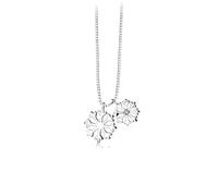 GGYTMQL S925 Christmas Snowflake Niche Personnalité Pendant