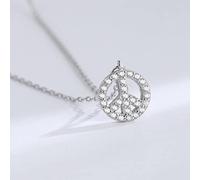 GGYTMQL S925 Collier de Petit Avion Collier Femelle Clavicule Frigid Style Collier Rose