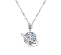 GGYTMQL S925 Collier en argent Piste de piste pendentielle Clicule Chaîne féminine