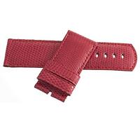 GGYTMQL Sangle de bande de montre en cuir rouge de 31 mm pour hommes pour hommes