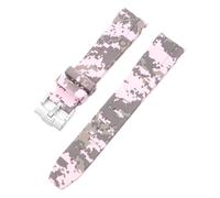 GGYTMQL Sangle de camouflage pour Omega pour Swatch Moonswatch End Ext End Silicone Rubber Bracelet Men Femme Sport Watch Band Accessoires 20 mm