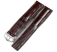 GGYTMQL Sangle de Crocodile personnalisée pour Les Bandes de Surveillance de Montre Autavia Strap