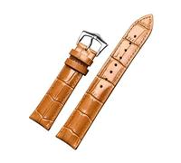 GGYTMQL Sangle de cuirs 12/13/14/15/16/17/18/19/20/21/22/23/26/26 mm Band de montre Femmes Femmes Calfskin en acier Pin Boucle bracelet Bracelet Watchs