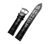 GGYTMQL Sangle de cuirs 12/13/14/15/16/17/18/19/20/21/22/23/26/26 mm Band de montre Femmes Femmes Calfskin en acier Pin Boucle bracelet Bracelet Watchs