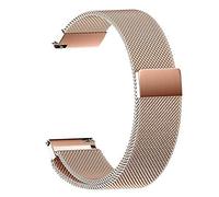 GGYTMQL Sangle de montre 18 mm 20 mm 22 mm Bandoues de montre en boucle universelle Smart Metal Inneildless Band Men; Les femmes regardent