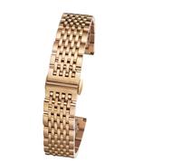 GGYTMQL Sangle de montre à extrémité incurvée 18 mm 19 20 mm 21 mm 22 mm Band de bracelet Bande de surveillance en acier inoxydable