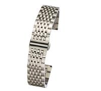 GGYTMQL Sangle de montre à extrémité incurvée 18 mm 19 20 mm 21 mm 22 mm Band de bracelet Bande de surveillance en acier inoxydable