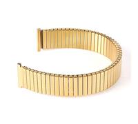 GGYTMQL Sangle de montre élastique en métal en acier inoxydable 12 mm 14 mm 16 mm 18 mm 20 mm bracelet réglable hommes Femmes Bracelet de remplacement universel