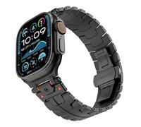 GGYTMQL Sangle de Montre en Acier Inoxydable Explorer la Bande de métal Iron-Man pour la Bande S10 46mm S10 42 mm Ultra 49 mm 45 mm 44 mm Bands de Surveillance