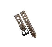 GGYTMQL Sangle de montre en cuir authentique vintage 20 mm 22 mm 24 mm Pin de boucle de boucle
