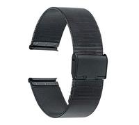 GGYTMQL Sangle de montre Universal Watch Band 16 mm 18 mm 20 mm 22 mm 24 mm Mesh Band en acier inoxydable Bracelet Bracelet Black Rose Gold Silver