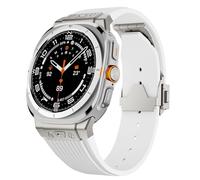 GGYTMQL Sangle de Silicone à extrémité Courbe en métal de Luxe pour Watch 7 Ultra 47mm Sport Band pour Galaxy 7 Ultra 47mm No Gaps Bracelet