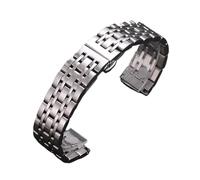 GGYTMQL Sangle d'extrémité incurvée Arc 16 mm 18 mm 19 mm 20 mm 21 mm 22 mm Bande de montre en acier en acier inoxydable solide 22 mm 22 mm