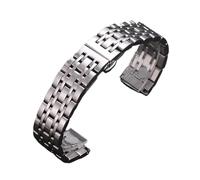 GGYTMQL Sangle d'extrémité incurvée Arc 16 mm 18 mm 19 mm 20 mm 21 mm 22 mm Bande de montre en acier en acier inoxydable solide 22 mm 22 mm