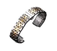GGYTMQL Sangle d'extrémité incurvée Arc 16 mm 18 mm 19 mm 20 mm 21 mm 22 mm Bande de montre en acier en acier inoxydable solide 22 mm 22 mm