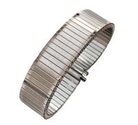 GGYTMQL Sangle élastique en acier inoxydable 16/17/18/19/20/21 / 22 mm Extension Universelle Extension Metal Watch Band Men Femmes ACCESSOIRES DE TRANSBOUCHE