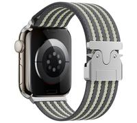 GGYTMQL Sangle en Nylon Haute densité pour Ultra Band 49mm 10 9 8 7 46mm 45 41 44 40mm 42 mm Bracelet élastique tressé pour la série Iwatch 6 SE 5 4 WatchBands
