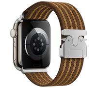 GGYTMQL Sangle en Nylon Haute densité pour Ultra Band 49mm 10 9 8 7 46mm 45 41 44 40mm 42 mm Bracelet élastique tressé pour la série Iwatch 6 SE 5 4 WatchBands