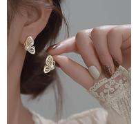 GGYTMQL Sparkling Zircon Pentagram Longues Oreilles pour Femmes Bijoux de Mariage Cadeaux d'anniversaire