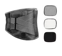 GGYTMQL Sports lombaires Respirants Sports Fitness Trainers Men de la Taille des Femmes Soutenir la Ceinture de décompression de la Colonne vertébrale Plaque en Acier de Support Belt de Protection