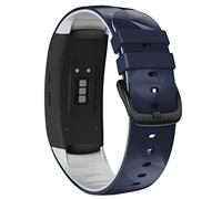 GGYTMQL STACTES SMART WORD POUR GEAR FIT 2 STRAP SILICONE Fitness Watch Band Gear Fit2 Pro SM-R360 Bracelet de montre Bracelet (Couleur: Black rouge)