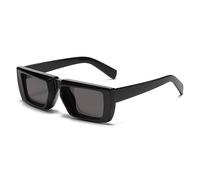 GGYTMQL Steapunk épais Cadre Sport Lunettes de Soleil Lunettes de Soleil Tendance Femmes Miroir Verres de Soleil Hommes Punk carrés Petites Nuances de Lunettes