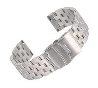 GGYTMQL STOCHES DE MONTRE, en acier inoxydable complet 20 mm 22 mm Bands en argent Watches Bracelet Bracelet, remplacement du bande de montre