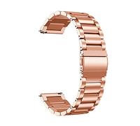 GGYTMQL STRAPE MONTRE METAL STRAP ACTEUR INOXED ACTEUR 20MM 22 mm Remplacement rapide Accessoires de montre / 22 mm/Rose en argent