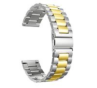 GGYTMQL STRAPE MONTRE METAL STRAP ACTEUR INOXED ACTEUR 20MM 22 mm Remplacement rapide Accessoires de montre / 22 mm/Rose en argent