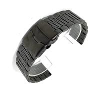 GGYTMQL Strape Strap MELAP MELAP Strap en EACUILLE INOXDUBLE 20 mm 22 mm 24 mm Remplacement des Accessoires de Bracelet/Or Rose / 20 mm