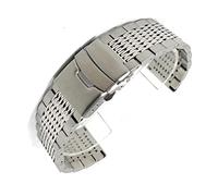 GGYTMQL Strape Strap MELAP MELAP Strap en EACUILLE INOXDUBLE 20 mm 22 mm 24 mm Remplacement des Accessoires de Bracelet/Or Rose / 20 mm