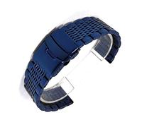 GGYTMQL Strape Strap MELAP MELAP Strap en EACUILLE INOXDUBLE 20 mm 22 mm 24 mm Remplacement des Accessoires de Bracelet/Or Rose / 20 mm