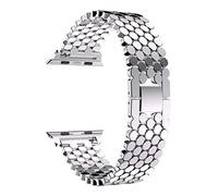 GGYTMQL STRAPE STRAP STRAP DE TRAPE DE TRAPEUR AREILLEMENT DE 38 mm, 40 mm, 42 mm, bracelet à liaison 44 mm Bracelet de montre à courroie