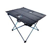 GGYTMQL Table à Manger Pliante en Aluminium Ultra-léger en Alliage de Pique-Nique Pliable pour Le Camping BBQ de Camping extérieur Table de Pliage Portable (Couleur: Argent)