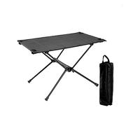 GGYTMQL Table de salle à manger pliante en alliage d'aluminium, tables touristiques pour voyage, pique-nique, table pliante d'extérieur ultralégère, table de camping enroulable Oxford portable