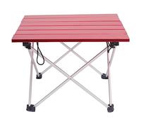 GGYTMQL Table de salle à manger pliante Table ultra-légère Bleu Rose Gris Petite table pliante portable en aluminium Dîner en plein air Randonnée Camping Barbecue Bureau de voyage Alliage (couleur