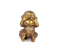 GGYTMQL Table Desktop Decor Brass Animal Singe de Bureau de Bureau