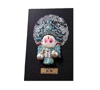 GGYTMQL Table Desktop Decor Sichuan Opera Fasial Makeup Doll Decoration décorations Pékin Opéra Fasial Makeup Doll Pendant Chinoiserie Sichuan Gifts Living Room Dining Room Decorations Ornement (Col